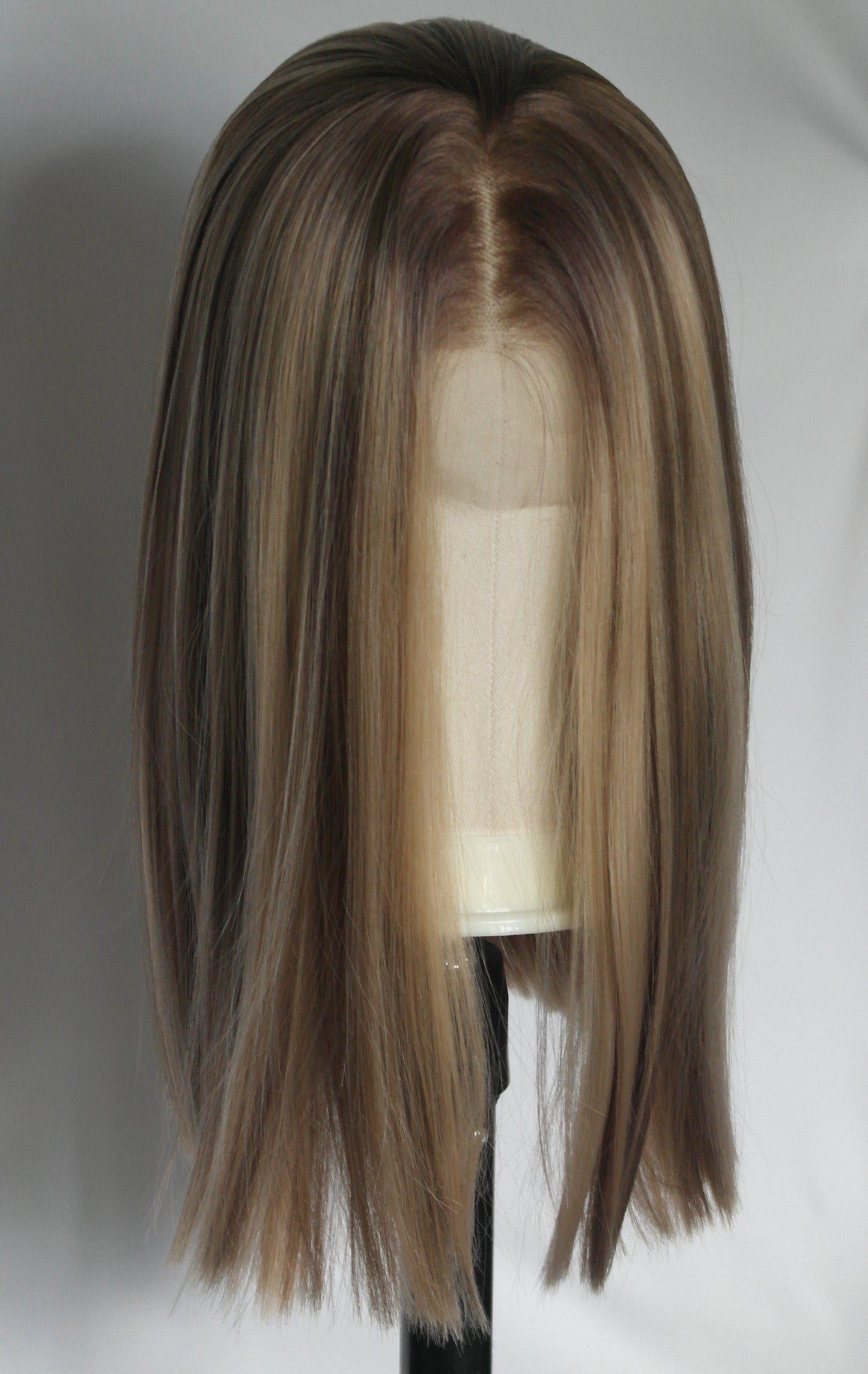 Medium Blonde Shoulder Length Lace Front Wig