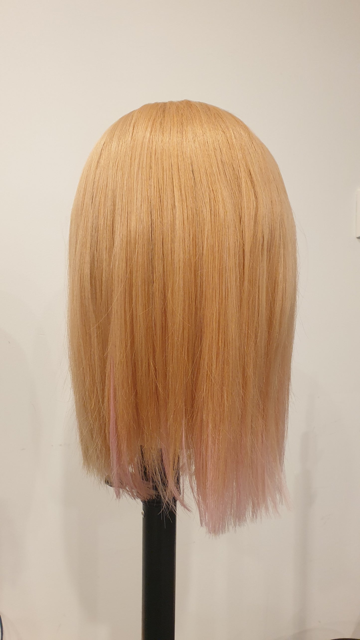 Peachy Pink Tipped Wig