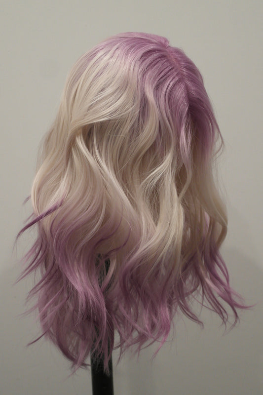 White Lilac Lace Front Wig