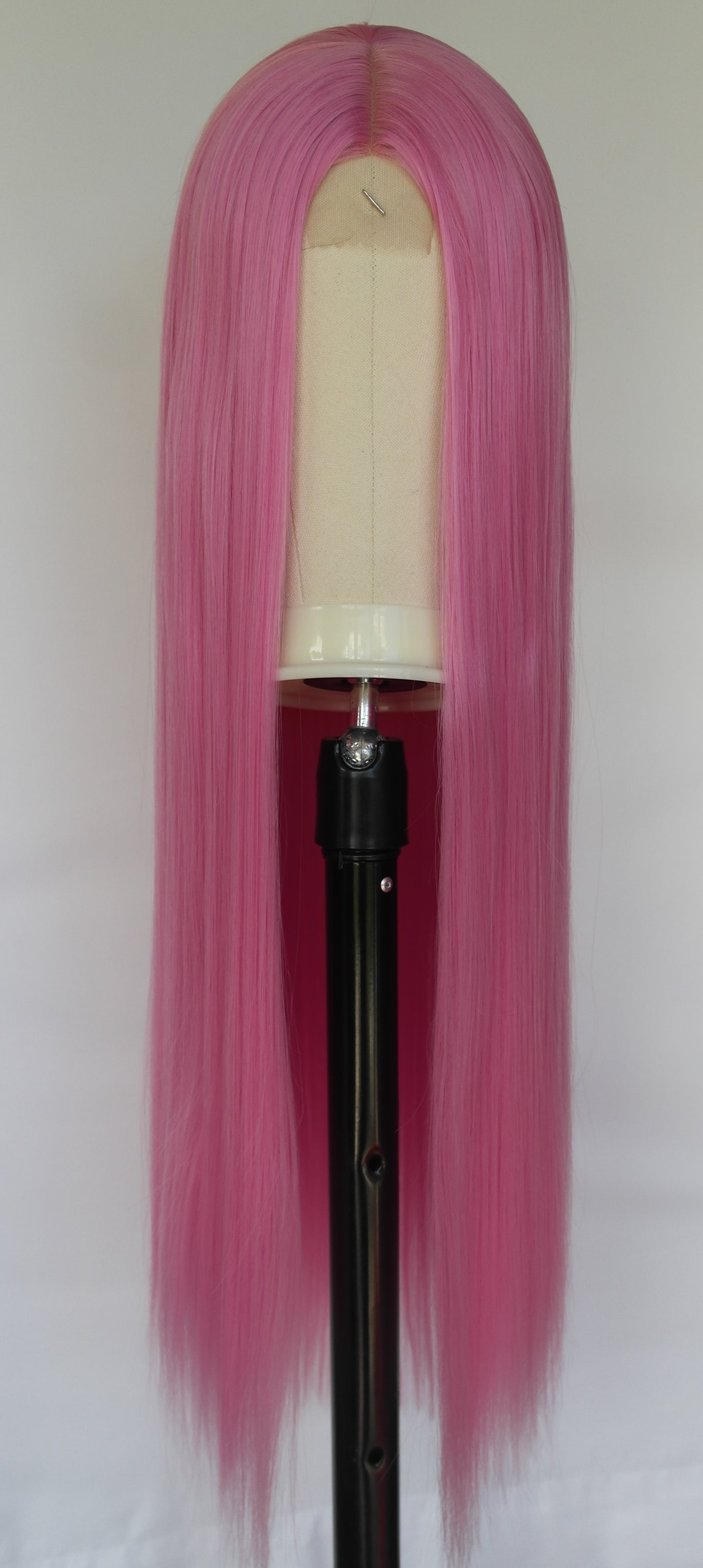 Bubblegum Pink Lace Center Wig