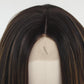 Butterscotch Highlight Brunette Lace Center Wig