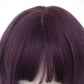 Grape Short Fringed Wig