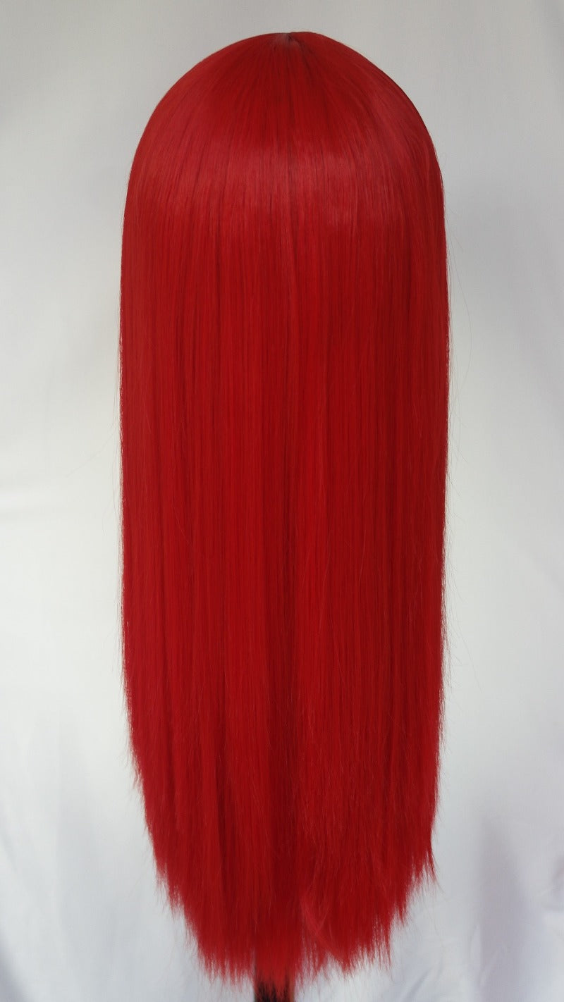 Ariel Red Lace Center Wig Harleyco