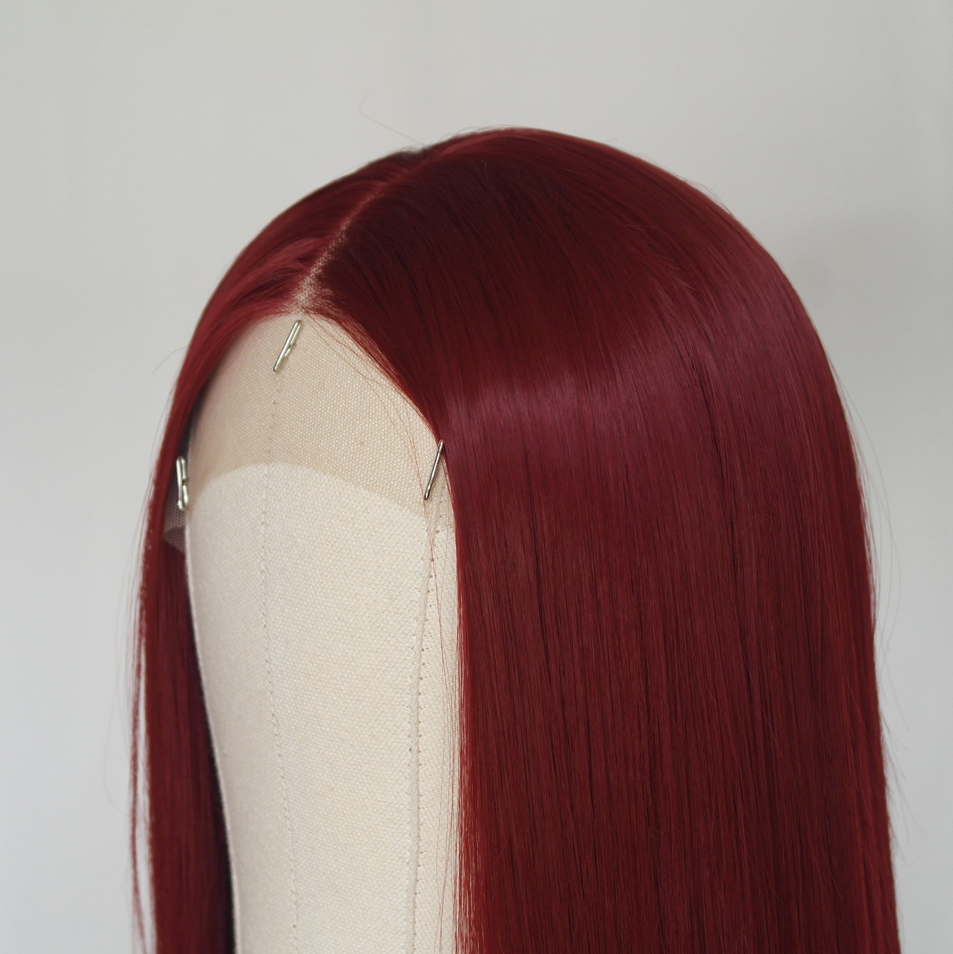 Wine Red Lace Front Wig
